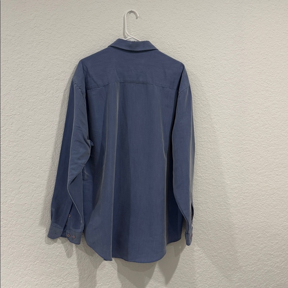 Blue Button-Up Shirt - Picture 2 of 2